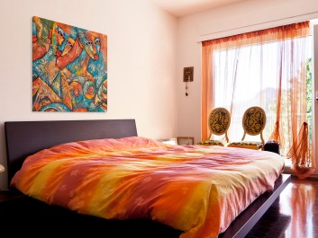 Muzy Adonisa - nowoczesny obraz na płótnie - 80x80 cm