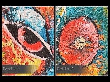 Muzy Adonisa - nowoczesny obraz na płótnie - 80x80 cm