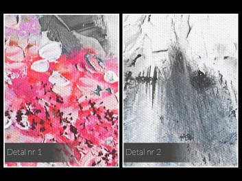 Święto Hanami - nowoczesny obraz na płótnie - 80x80 cm