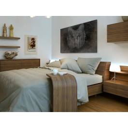 Wilcze echo - nowoczesny obraz do sypialni - 120x80 cm Wilcze echo - nowoczesny obraz do sypialni - 120x80 cm