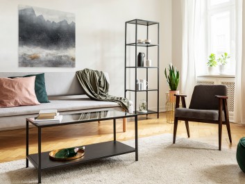 W objęciach chłodu  - nowoczesny obraz na płótnie - 80x80 cm