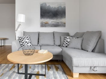 W objęciach chłodu  - nowoczesny obraz na płótnie - 80x80 cm