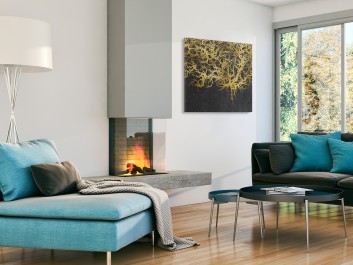 Od iluzji do immersji - nowoczesny obraz na płótnie - 80x80 cm