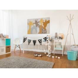 Żyrafa u fotografa - nowoczesny obraz na płótnie - 120x80 cm