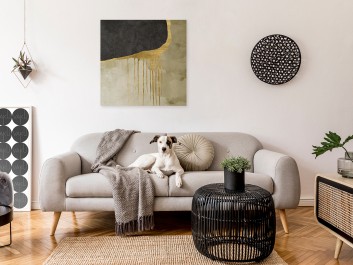 Zatracenie - nowoczesny obraz na płótnie - 80x80 cm Zatracenie - nowoczesny obraz na płótnie - 80x80 cm