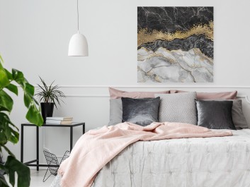 Kanion życia - nowoczesny obraz do salonu - 80x80 cm