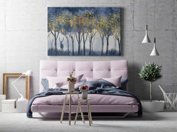 Królewskie poroże - nowoczesny obraz na płótnie