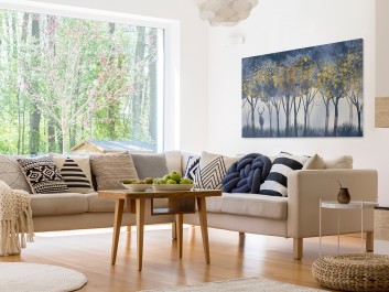 Królewskie poroże - nowoczesny obraz na płótnie