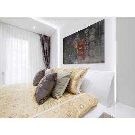 Madam Paris - nowoczesny obraz na płótnie - 120x80 cm Madam Paris - nowoczesny obraz na płótnie - 120x80 cm