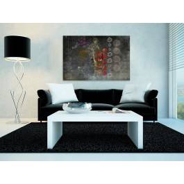 Madam Paris - nowoczesny obraz na płótnie - 120x80 cm Madam Paris - nowoczesny obraz na płótnie - 120x80 cm