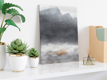 W objęciach chłodu  - nowoczesny obraz na płótnie - 50x70 cm