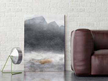 W objęciach chłodu  - nowoczesny obraz na płótnie - 50x70 cm