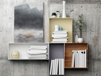 W objęciach chłodu  - nowoczesny obraz na płótnie - 50x70 cm