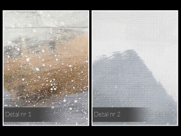 W objęciach chłodu  - nowoczesny obraz na płótnie - 50x70 cm