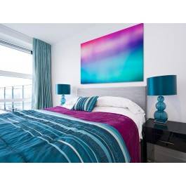 Dyfrakcja - nowoczesny obraz na płótnie - 120x80 cm