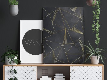 Mikrokosmos - nowoczesny obraz do salonu - 50x70 cm Mikrokosmos - nowoczesny obraz do salonu - 50x70 cm