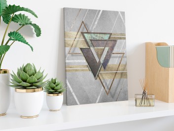 Oniryczny spektakl - nowoczesny obraz na płótnie - 50x70 cm Oniryczny spektakl - nowoczesny obraz na płótnie - 50x70 cm