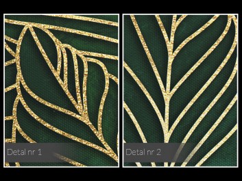 Szmaragdowy kobierzec - nowoczesny obraz do sypialni