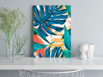 Oranżeria - nowoczesny obraz na płótnie - 50x70 cm Oranżeria - nowoczesny obraz na płótnie - 50x70 cm