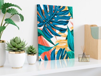 Oranżeria - nowoczesny obraz na płótnie - 50x70 cm Oranżeria - nowoczesny obraz na płótnie - 50x70 cm