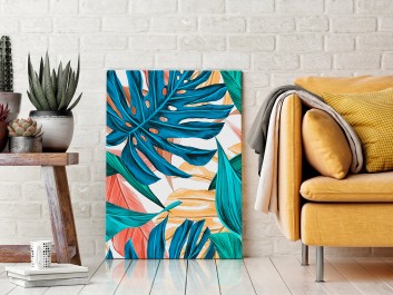 Oranżeria - nowoczesny obraz na płótnie - 50x70 cm Oranżeria - nowoczesny obraz na płótnie - 50x70 cm