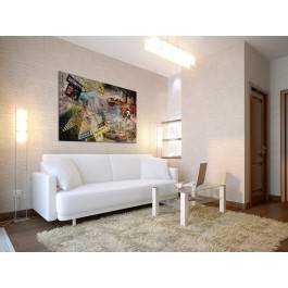 Kolaż z Nowym Jorkiem - nowoczesny obraz na płótnie - 120x80 cm