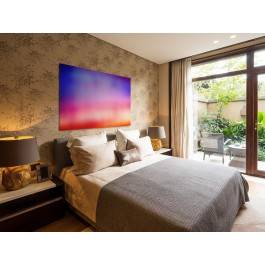 Interferencja - nowoczesny obraz na płótnie - 120x80 cm