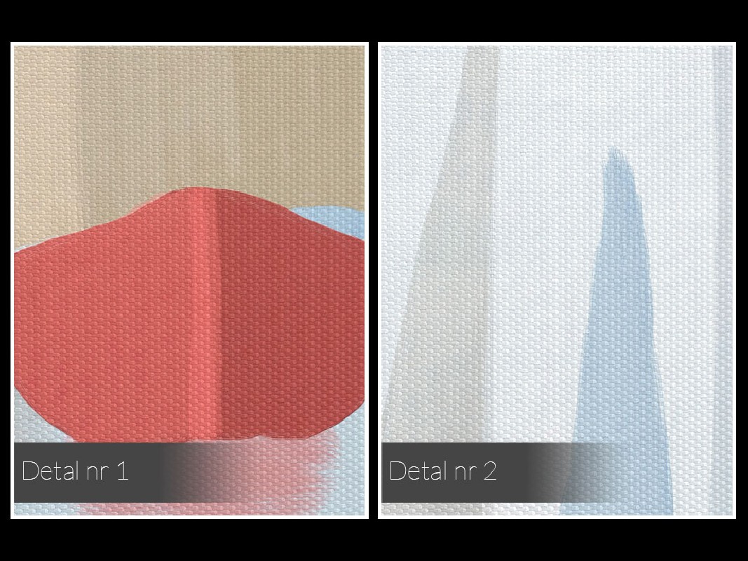 Błękitne regaty - nowoczesny obraz na płótnie - 50x70 cm