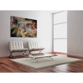 Kolaż z Nowym Jorkiem - nowoczesny obraz na płótnie - 120x80 cm