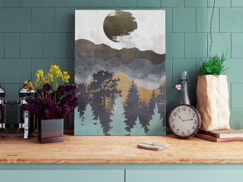 O dali z oddali - nowoczesny obraz na płótnie - 50x70 cm