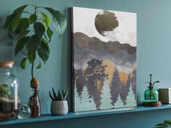 O dali z oddali - nowoczesny obraz na płótnie - 50x70 cm