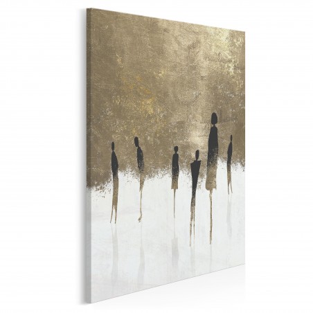Znajomi nieznajomi - nowoczesny obraz na płótnie - 50x70 cm
