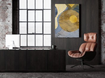 Antymateria - nowoczesny obraz na płótnie - 50x70 cm