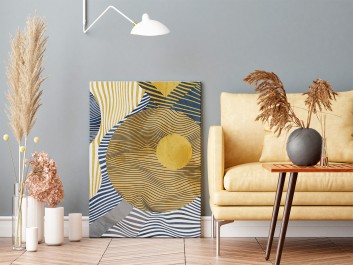 Antymateria - nowoczesny obraz na płótnie - 50x70 cm