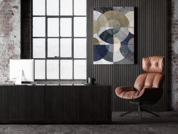 Hologram - nowoczesny obraz na płótnie - 50x70 cm