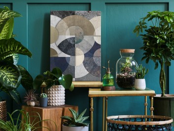 Hologram - nowoczesny obraz na płótnie - 50x70 cm