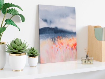 Rekonesans szczęścia - nowoczesny obraz do sypialni - 50x70 cm