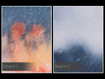 Rekonesans szczęścia - nowoczesny obraz do sypialni - 50x70 cm