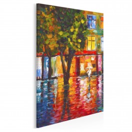 Płynący trotuar - nowoczesny obraz na płótnie - 50x70 cm Płynący trotuar - nowoczesny obraz na płótnie - 50x70 cm