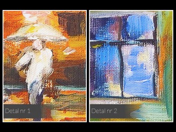 Płynący trotuar - nowoczesny obraz na płótnie - 50x70 cm Płynący trotuar - nowoczesny obraz na płótnie - 50x70 cm
