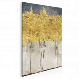 Złote żniwa - nowoczesny obraz na płótnie - 50x70 cm