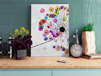 Podmuch radości - nowoczesny obraz na płótnie - 50x70 cm Podmuch radości - nowoczesny obraz na płótnie - 50x70 cm