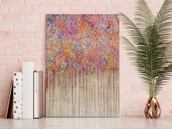 Ambiwalencja uczuć - nowoczesny obraz na płótnie - 50x70 cm