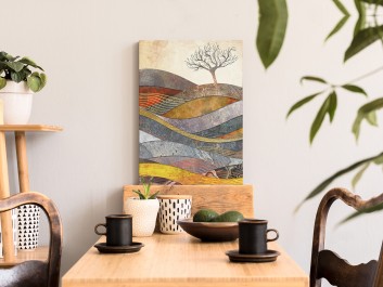 Wzgórze cudów - nowoczesny obraz na płótnie - 50x70 cm Wzgórze cudów - nowoczesny obraz na płótnie - 50x70 cm