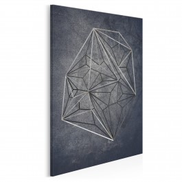 Tryb incognito - nowoczesny obraz na płótnie - 50x70 cm