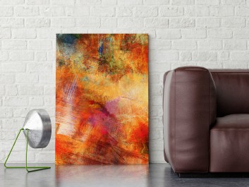 Błysk i mrok - nowoczesny obraz na płótnie - 50x70 cm Błysk i mrok - nowoczesny obraz na płótnie - 50x70 cm