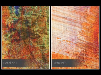 Błysk i mrok - nowoczesny obraz na płótnie - 50x70 cm Błysk i mrok - nowoczesny obraz na płótnie - 50x70 cm