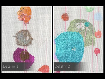 Stan nieważkości - nowoczesny obraz na płótnie - 50x70 cm Stan nieważkości - nowoczesny obraz na płótnie - 50x70 cm