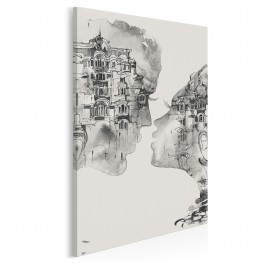 Kochankowie z Werony - nowoczesny obraz na płótnie - 50x70 cm