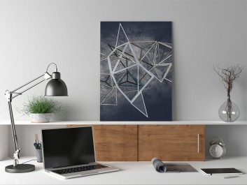 Głębia niebytu - nowoczesny obraz na płótnie - 50x70 cm Głębia niebytu - nowoczesny obraz na płótnie - 50x70 cm